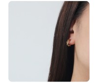 Silver Stud Earring STS-6112-GP